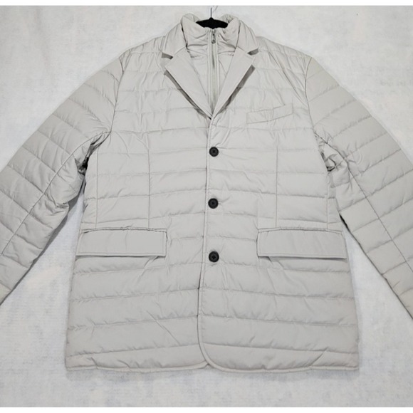 Robert‎ Graham Coat Mens M NEW Devonshire Grey Quilted Dress Single Breasted - Picture 4 of 12